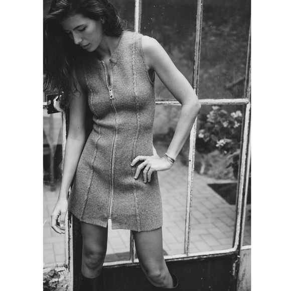 Zara KNIT DRESS WITH ZIPPER - Picture 13 of 14